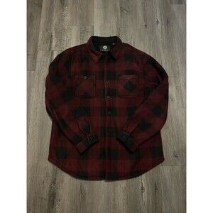 Weatherproof Shacket Men's Fluffy Heavyweight Flannel Fleece Shirt Jacket SZ XL